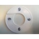 Maatring 9 cm wit/zw 9 